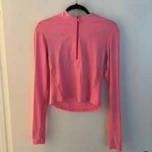 lululemon Gloss Trim Run 1/2 Zip Size 8